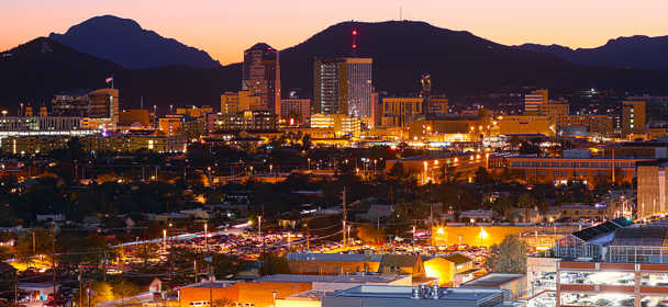 Tucson at night