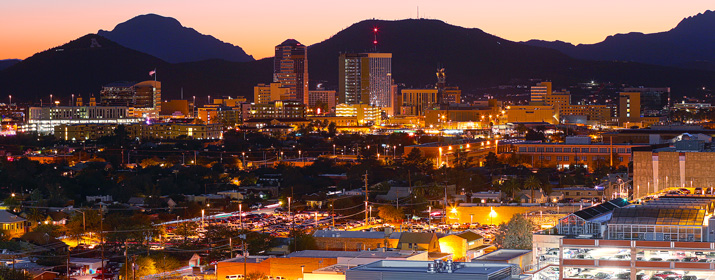 Tucson at night