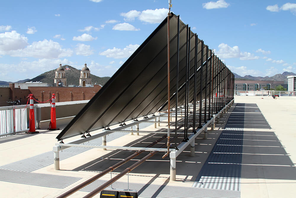 Downtown HQ solar panels