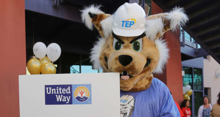 Power Cat supporting United Way