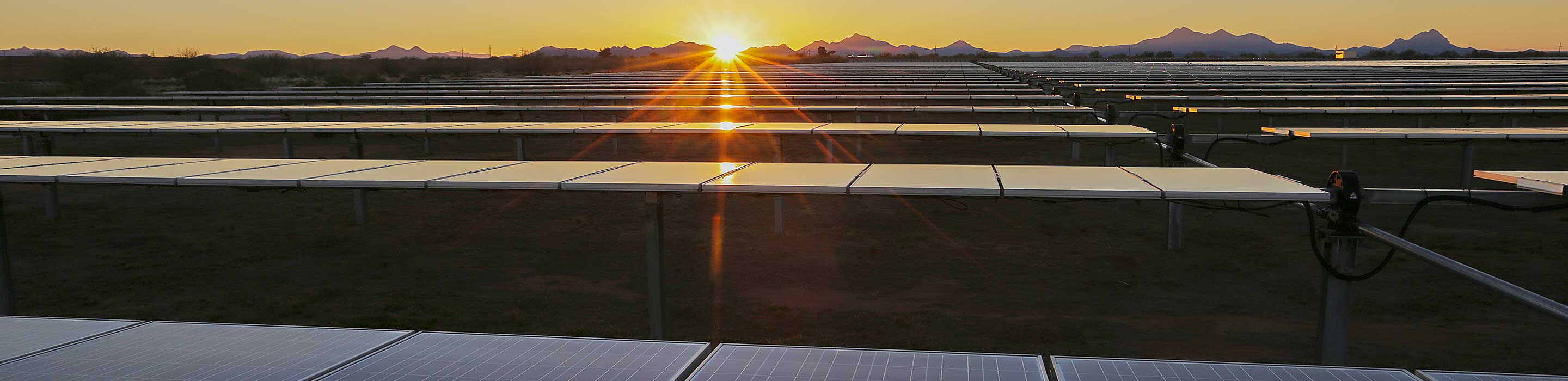 Picture-Rocks-2 Solar panels at sunset