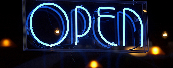 Business Open Sign