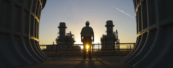 Worker at Gila River Power Station
