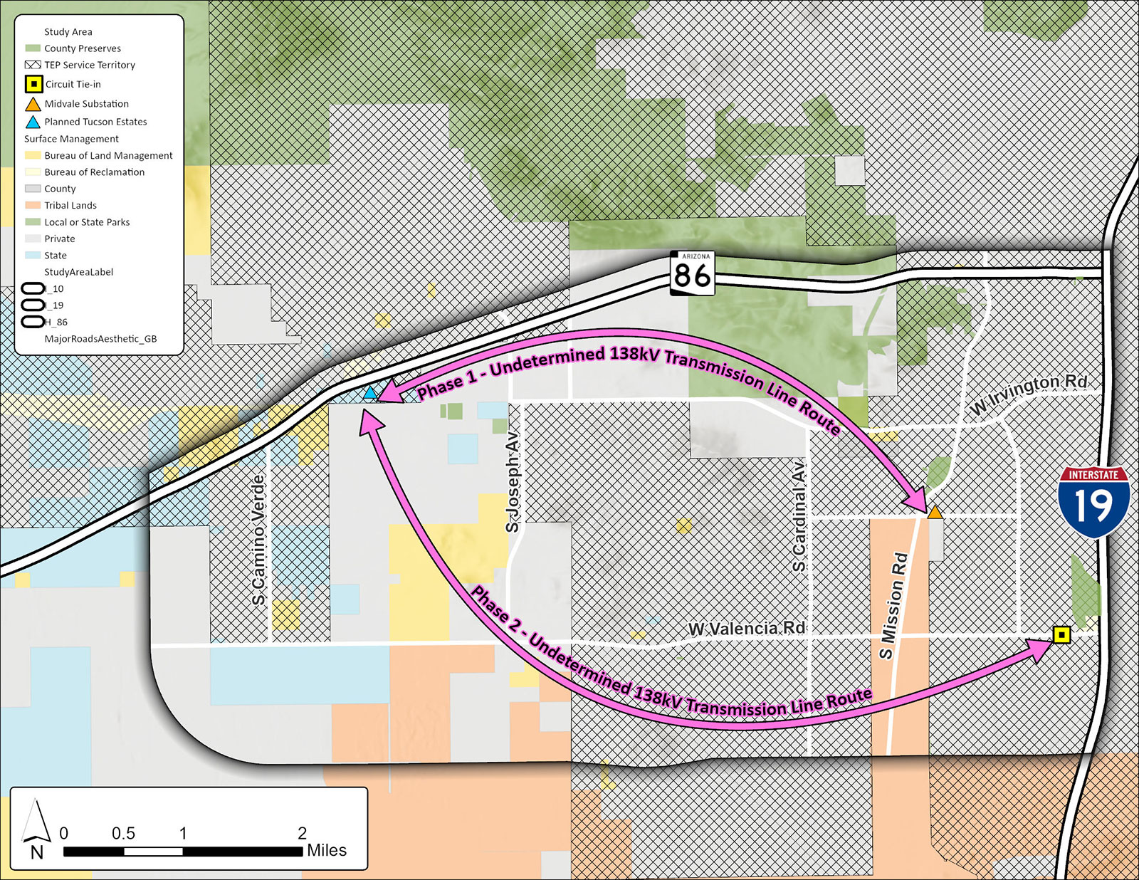 southwest-tucson-reliability-project-map-may-2026